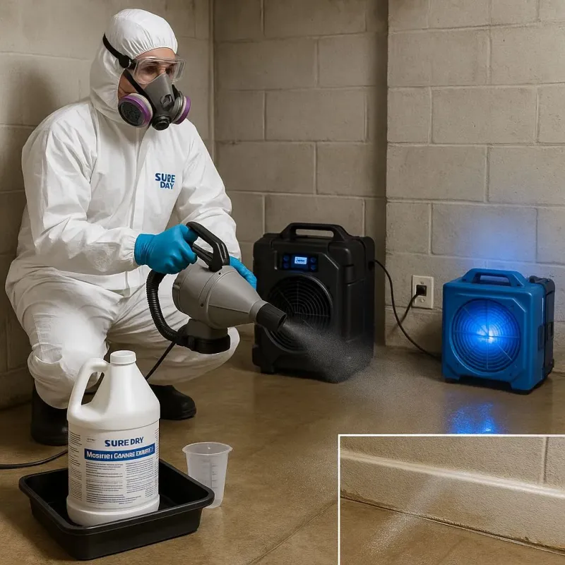 Sanitization and Odor Removal process in Arlington Heights, IL